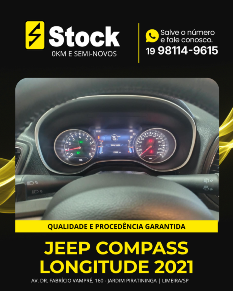 JEEP Compass 2.0 16V 4P LONGITUDE FLEX AUTOM�TICO, Foto 9