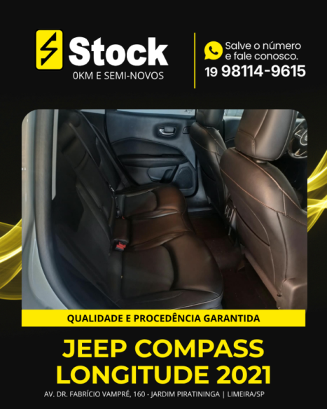 JEEP Compass 2.0 16V 4P LONGITUDE FLEX AUTOM�TICO, Foto 10