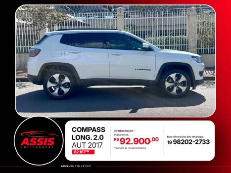 JEEP Compass 2.0 16V 4P LONGITUDE FLEX AUTOMÁTICO, Foto 8