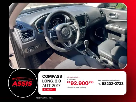 JEEP Compass 2.0 16V 4P LONGITUDE FLEX AUTOMÁTICO, Foto 10