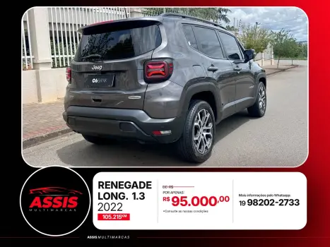 JEEP Renegade 1.3 16V 4P FLEX T270 LONGITUDE TURBO AUTOM�TICO, Foto 7