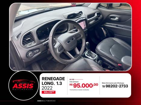 JEEP Renegade 1.3 16V 4P FLEX T270 LONGITUDE TURBO AUTOM�TICO, Foto 10