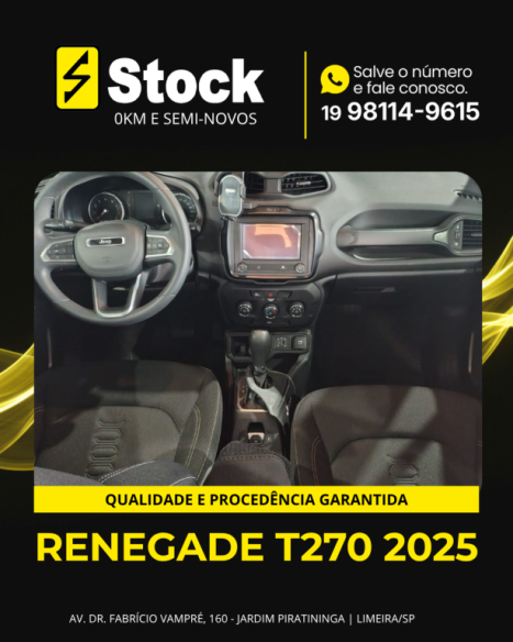JEEP Renegade 1.3 16V 4P FLEX T270 TURBO AUTOMÁTICO, Foto 7