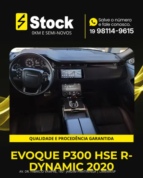 LAND ROVER Range Rover Evoque 2.0 16V P300 HSE R-DYNAMIC AWD AUTOM�TICO, Foto 8