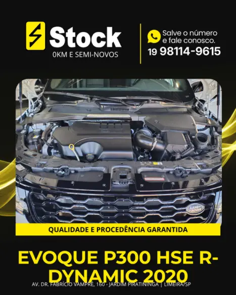 LAND ROVER Range Rover Evoque 2.0 16V P300 HSE R-DYNAMIC AWD AUTOM�TICO, Foto 10