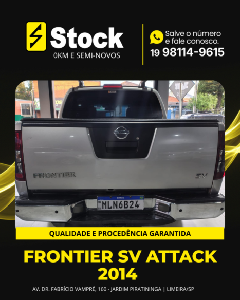 NISSAN Frontier 2.5 16V SV ATTACK TURBO DIESEL CABINE DUPLA, Foto 5