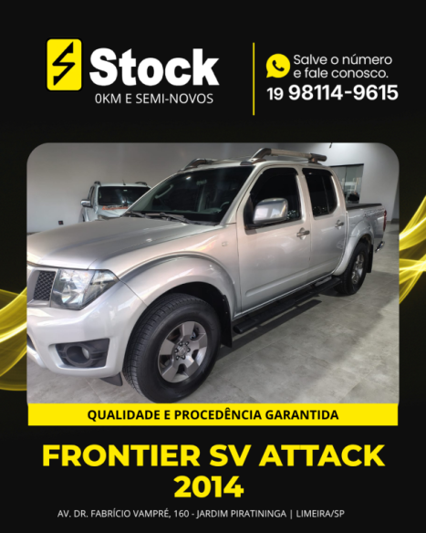 NISSAN Frontier 2.5 16V SV ATTACK TURBO DIESEL CABINE DUPLA, Foto 2