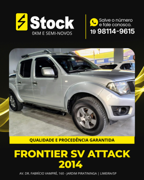 NISSAN Frontier 2.5 16V SV ATTACK TURBO DIESEL CABINE DUPLA, Foto 3