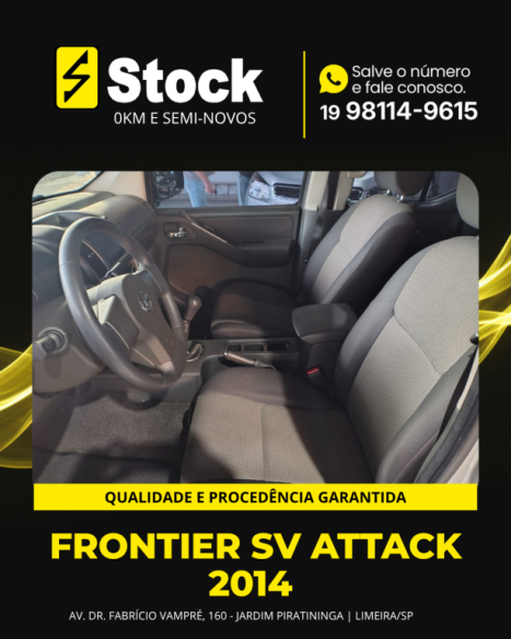 NISSAN Frontier 2.5 16V SV ATTACK TURBO DIESEL CABINE DUPLA, Foto 6