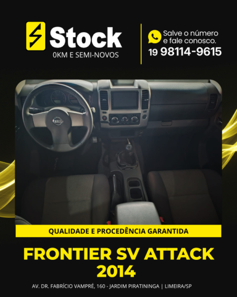 NISSAN Frontier 2.5 16V SV ATTACK TURBO DIESEL CABINE DUPLA, Foto 7