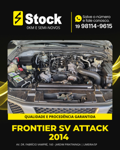 NISSAN Frontier 2.5 16V SV ATTACK TURBO DIESEL CABINE DUPLA, Foto 8