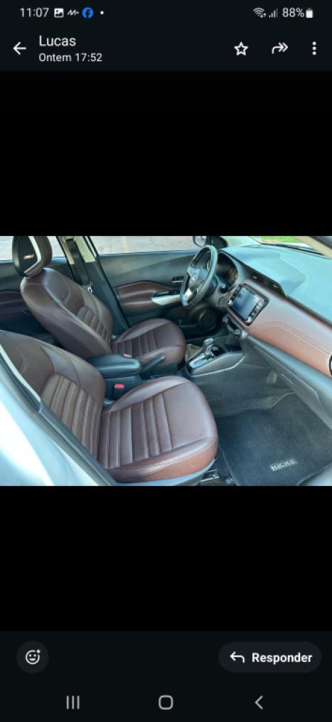 NISSAN Kicks 1.6 16V 4P FLEXSTART EXCLUSIVE XTRONIC AUTOMTICO CVT, Foto 7