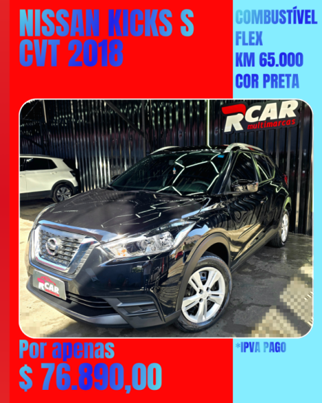 NISSAN Kicks 1.6 16V 4P FLEXSTART S DIRECT X-TRONIC AUTOM�TICO CVT, Foto 2