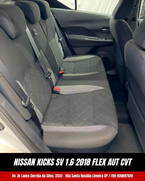 NISSAN Kicks 1.6 16V 4P FLEX SV X-TRONIC AUTOM�TICO CVT, Foto 10
