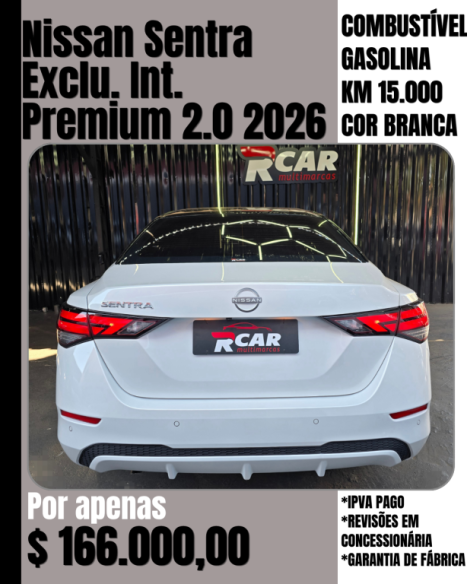 NISSAN Sentra 2.0 16V 4P EXCLUSIVE AUTOM�TICO, Foto 2