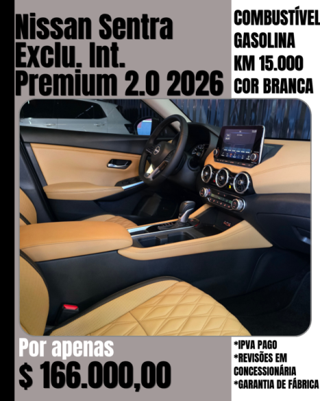 NISSAN Sentra 2.0 16V 4P EXCLUSIVE AUTOM�TICO, Foto 5