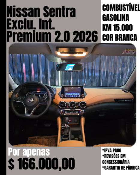 NISSAN Sentra 2.0 16V 4P EXCLUSIVE AUTOM�TICO, Foto 6