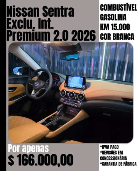 NISSAN Sentra 2.0 16V 4P EXCLUSIVE AUTOM�TICO, Foto 7