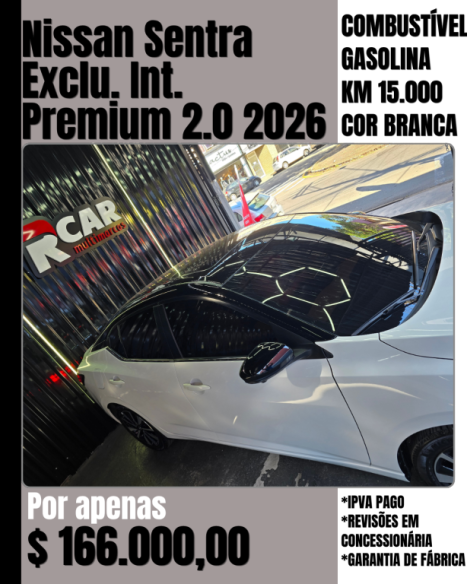 NISSAN Sentra 2.0 16V 4P EXCLUSIVE AUTOM�TICO, Foto 8