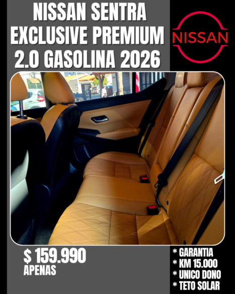 NISSAN Sentra 2.0 16V 4P EXCLUSIVE AUTOMÁTICO, Foto 6