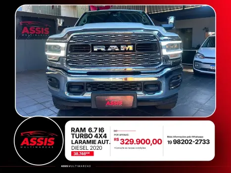 RAM 2500 6.7 I6 24V SLT CABINE DUPLA TURBO DIESEL LARAMIE 4X4 AUTOM�TICO, Foto 2