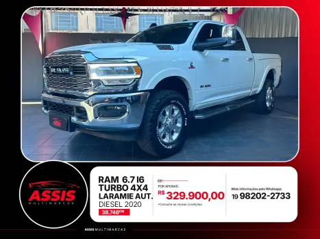 RAM 2500 6.7 I6 24V SLT CABINE DUPLA TURBO DIESEL LARAMIE 4X4 AUTOM�TICO, Foto 3