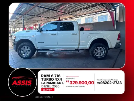 RAM 2500 6.7 I6 24V SLT CABINE DUPLA TURBO DIESEL LARAMIE 4X4 AUTOM�TICO, Foto 4