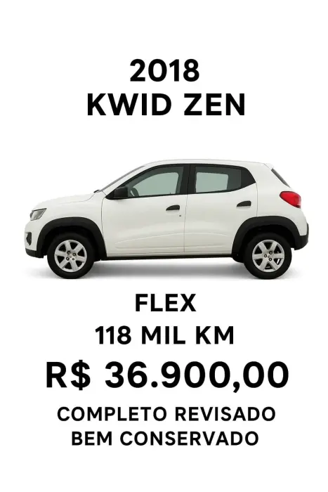 RENAULT Kwid 1.0 12V 4P SCE FLEX ZEN, Foto 1