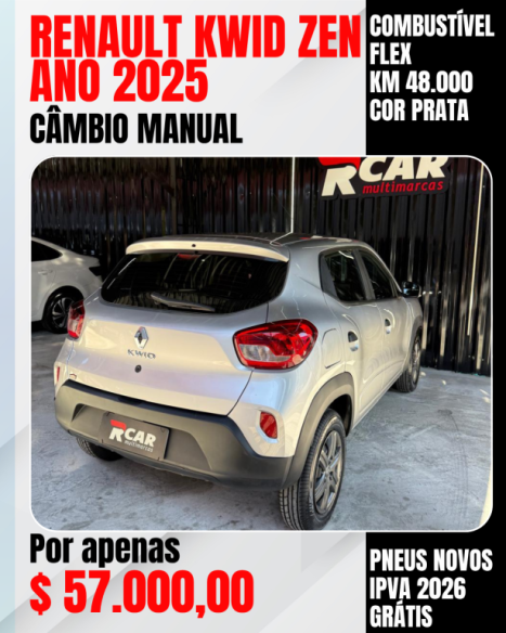 RENAULT Kwid 1.0 12V 4P SCE FLEX ZEN, Foto 5