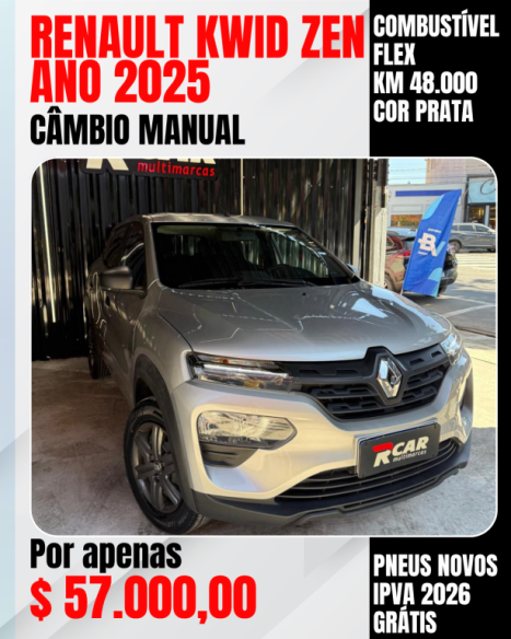 RENAULT Kwid 1.0 12V 4P SCE FLEX ZEN, Foto 6