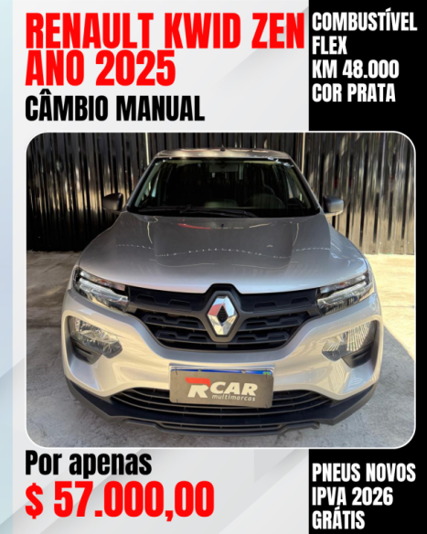 RENAULT Kwid 1.0 12V 4P SCE FLEX ZEN, Foto 7