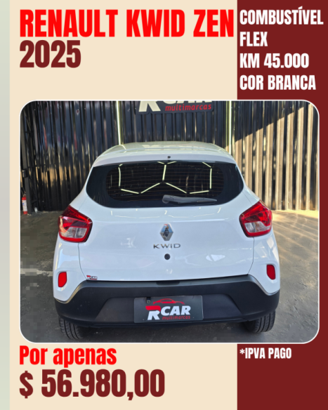 RENAULT Kwid 1.0 12V 4P SCE FLEX ZEN, Foto 3