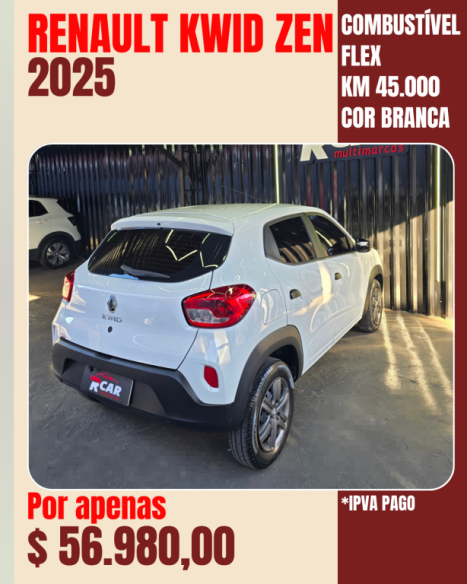 RENAULT Kwid 1.0 12V 4P SCE FLEX ZEN, Foto 4