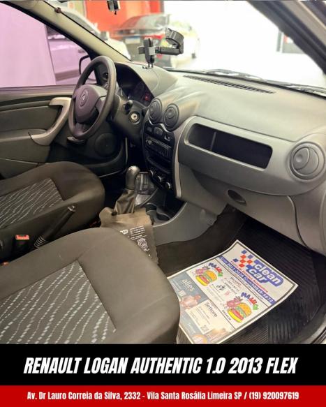 RENAULT Logan 1.0 16V 4P FLEX AUTHENTIQUE, Foto 7