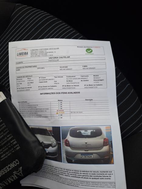 RENAULT Sandero 1.0 16V 4P FLEX AUTHENTIQUE, Foto 8