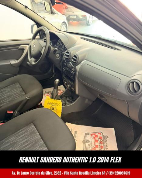 RENAULT Sandero 1.0 16V 4P FLEX AUTHENTIQUE, Foto 8