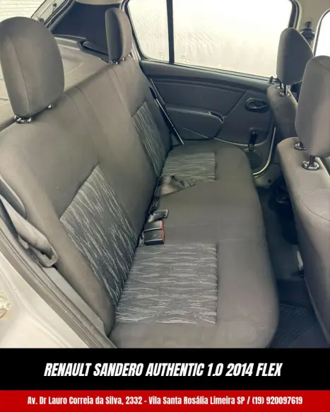 RENAULT Sandero 1.0 16V 4P FLEX AUTHENTIQUE, Foto 10