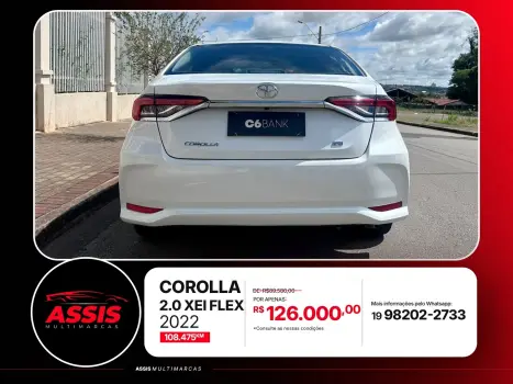 TOYOTA Corolla 2.0 16V 4P FLEX XEI DIRECT SHIFT AUTOM�TICO CVT, Foto 6