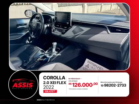 TOYOTA Corolla 2.0 16V 4P FLEX XEI DIRECT SHIFT AUTOM�TICO CVT, Foto 10
