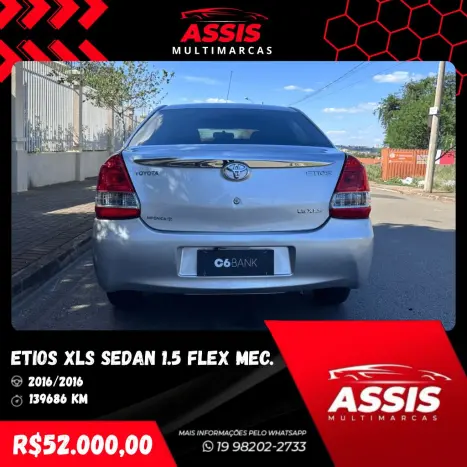 TOYOTA Etios Sedan 1.5 16V 4P FLEX XLS, Foto 6