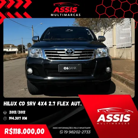 TOYOTA Hilux Caminhonete 2.7 16V 4P SRV CABINE DUPLA, Foto 2