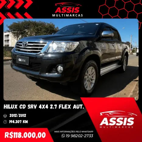 TOYOTA Hilux Caminhonete 2.7 16V 4P SRV CABINE DUPLA, Foto 3