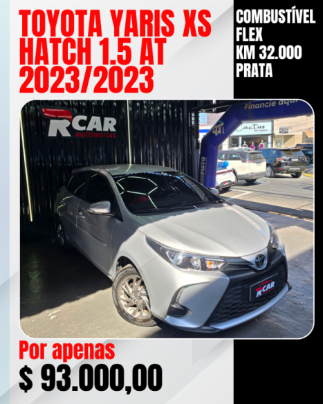 TOYOTA Yaris Hatch 1.5 16V 4P FLEX XS CONNECT MULTIDRIVE AUTOM�TICO CVT, Foto 2
