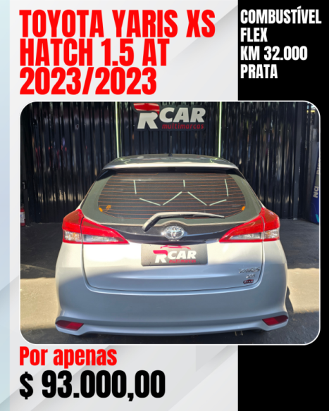 TOYOTA Yaris Hatch 1.5 16V 4P FLEX XS CONNECT MULTIDRIVE AUTOM�TICO CVT, Foto 4