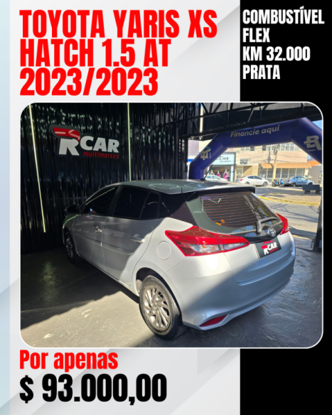 TOYOTA Yaris Hatch 1.5 16V 4P FLEX XS CONNECT MULTIDRIVE AUTOM�TICO CVT, Foto 5
