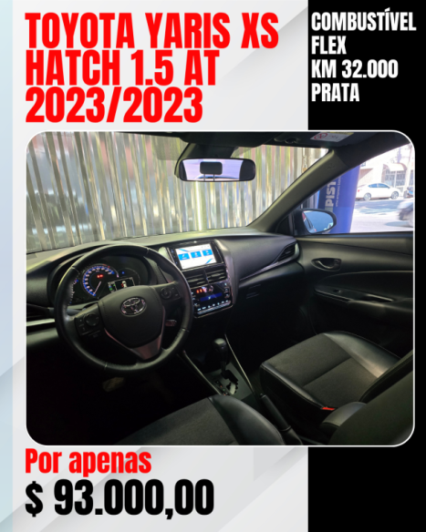 TOYOTA Yaris Hatch 1.5 16V 4P FLEX XS CONNECT MULTIDRIVE AUTOM�TICO CVT, Foto 9