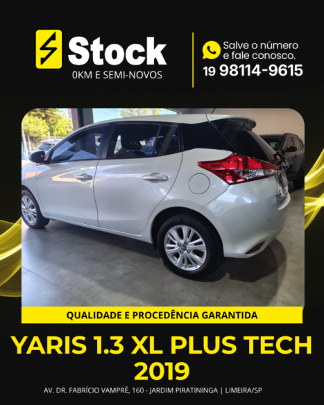 TOYOTA Yaris Hatch 1.3 16V 4P FLEX XL PLUS TECH MULTIDRIVE AUTOM�TICO CVT, Foto 5