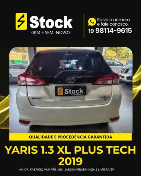 TOYOTA Yaris Hatch 1.3 16V 4P FLEX XL PLUS TECH MULTIDRIVE AUTOM�TICO CVT, Foto 6