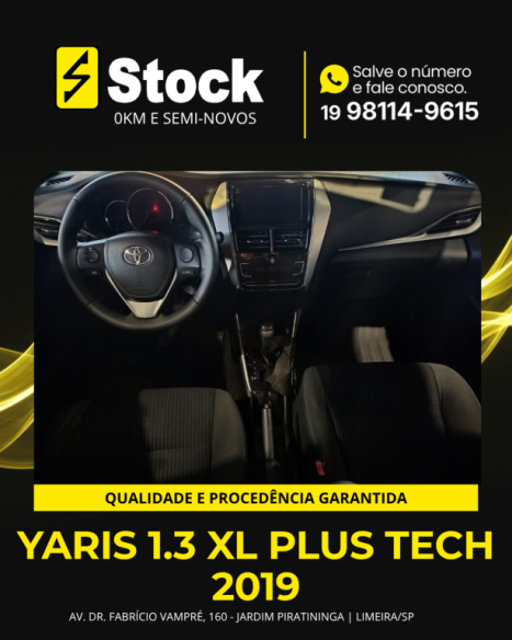 TOYOTA Yaris Hatch 1.3 16V 4P FLEX XL PLUS TECH MULTIDRIVE AUTOM�TICO CVT, Foto 7