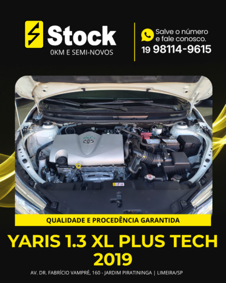 TOYOTA Yaris Hatch 1.3 16V 4P FLEX XL PLUS TECH MULTIDRIVE AUTOM�TICO CVT, Foto 10